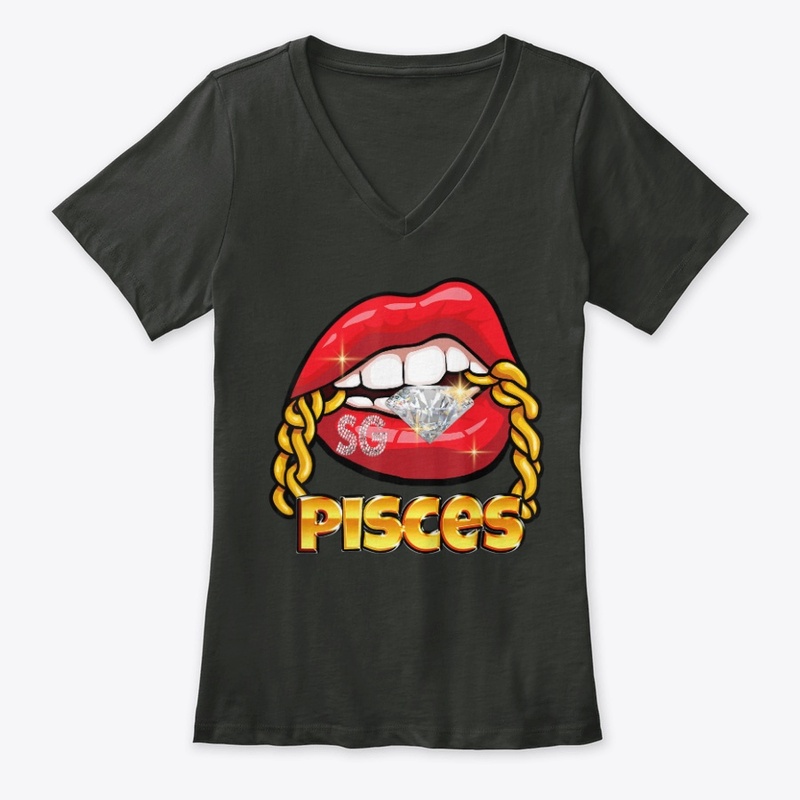 Juicy Lips Gold Chain Pisces