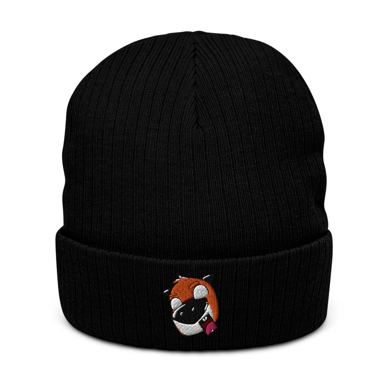 Gorro de invierno capibara bordado