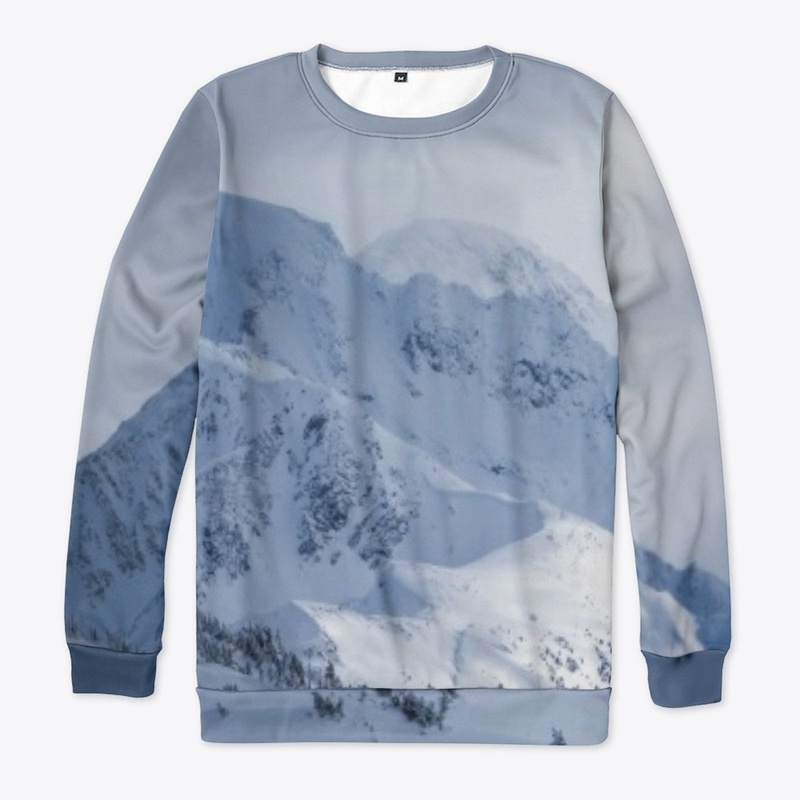 All over mountain print