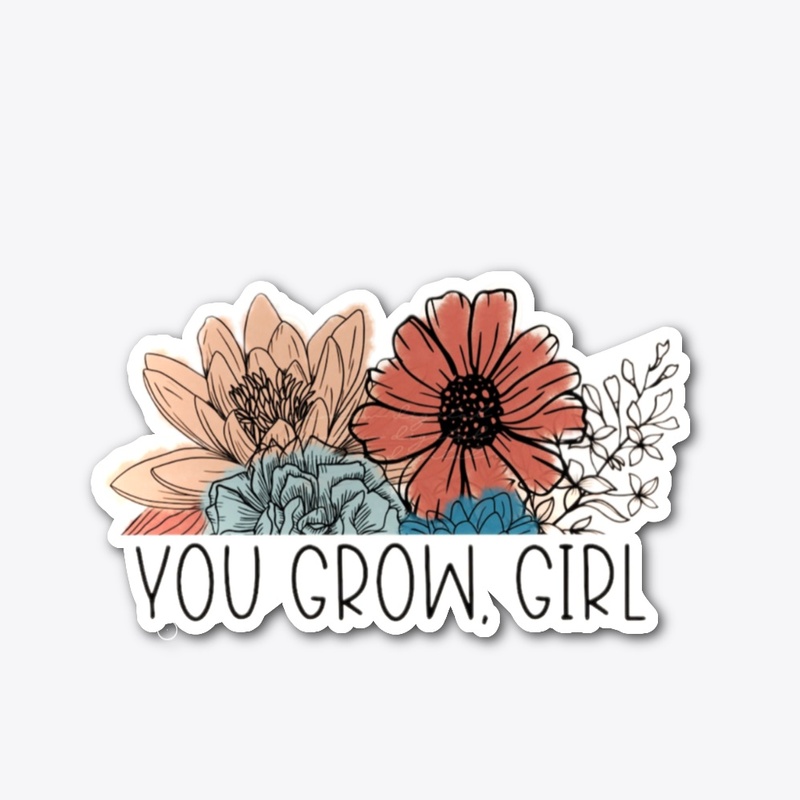 Floral printed t shirt and merchandise 