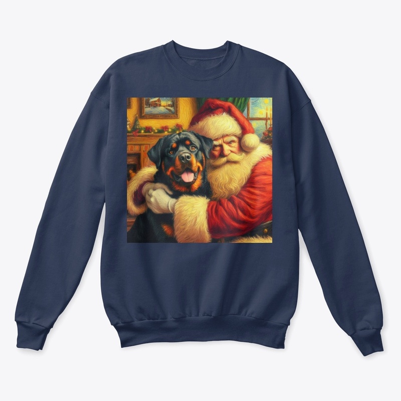 Rottweiler & Santa