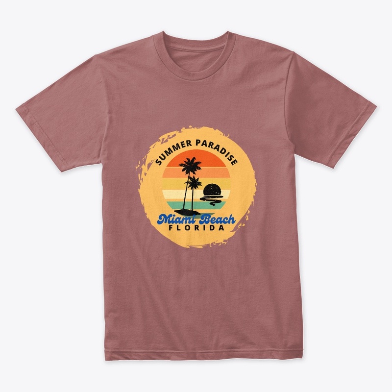 Miami Beach Summer Paradise T-Shirt