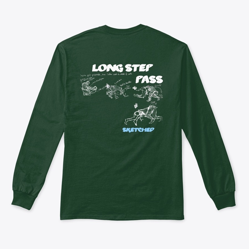 Long Step Pass by Sketched Jiu Jitsu
