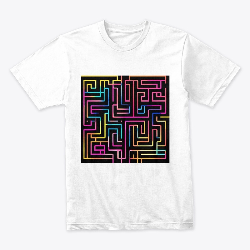 Neon Labyrinth: A Maze of Color