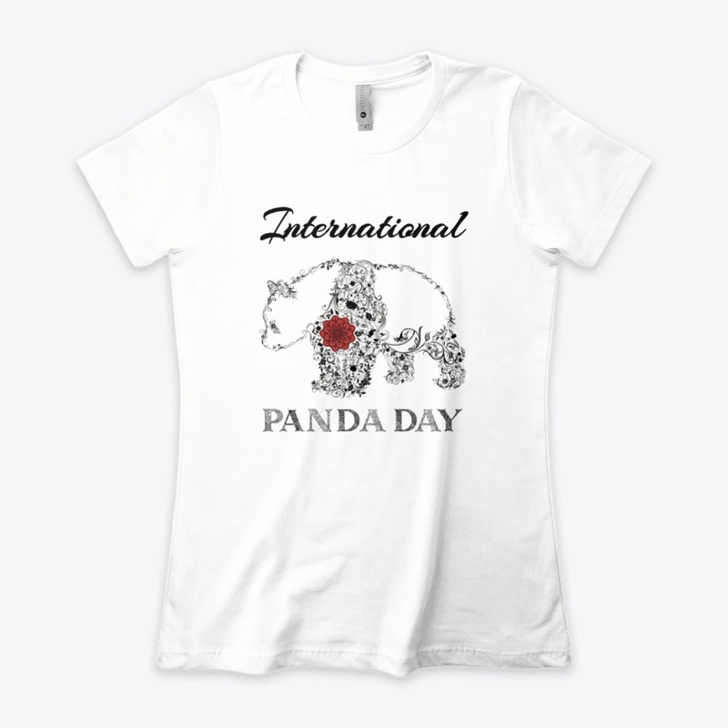 mandala flower panda -panda day