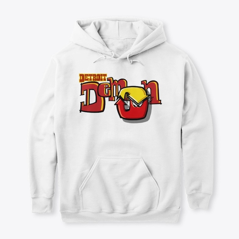 Oliver 1950 Double Sided White Hoodie