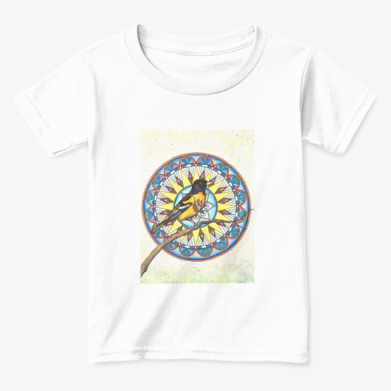 Bird Mandala - Baltimore Oriole