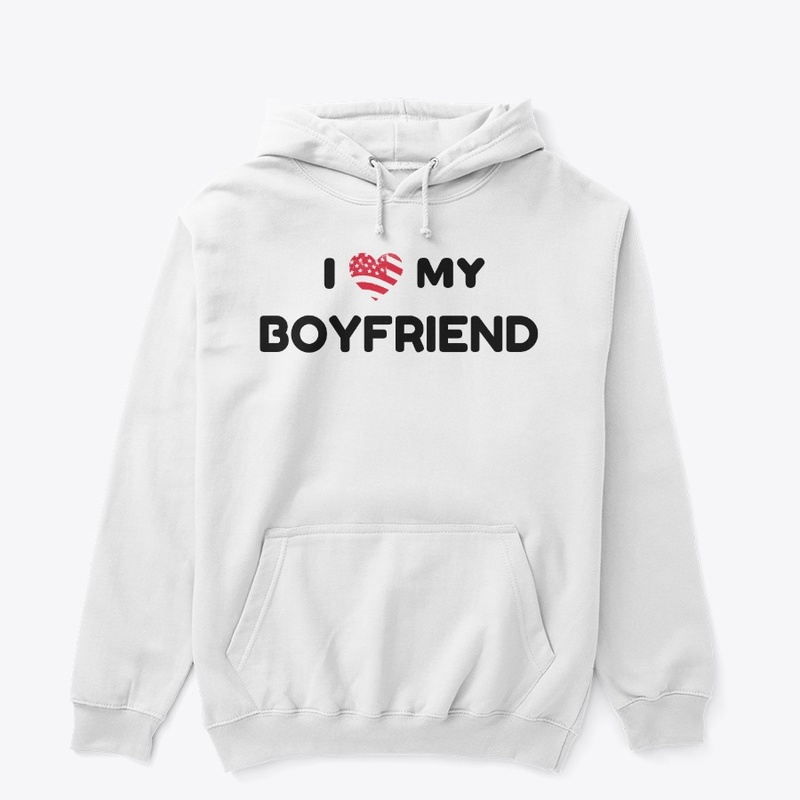 I love my boyfriend (USA flag)