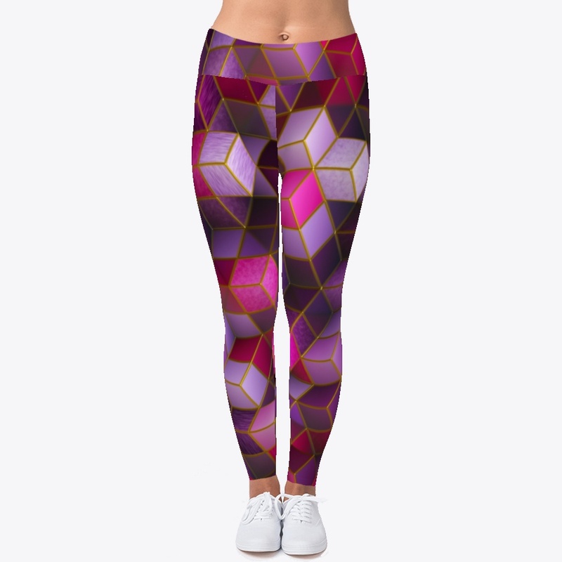 multicolored 3D cubism