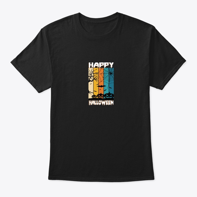 Happy halloween ghost t shirt design