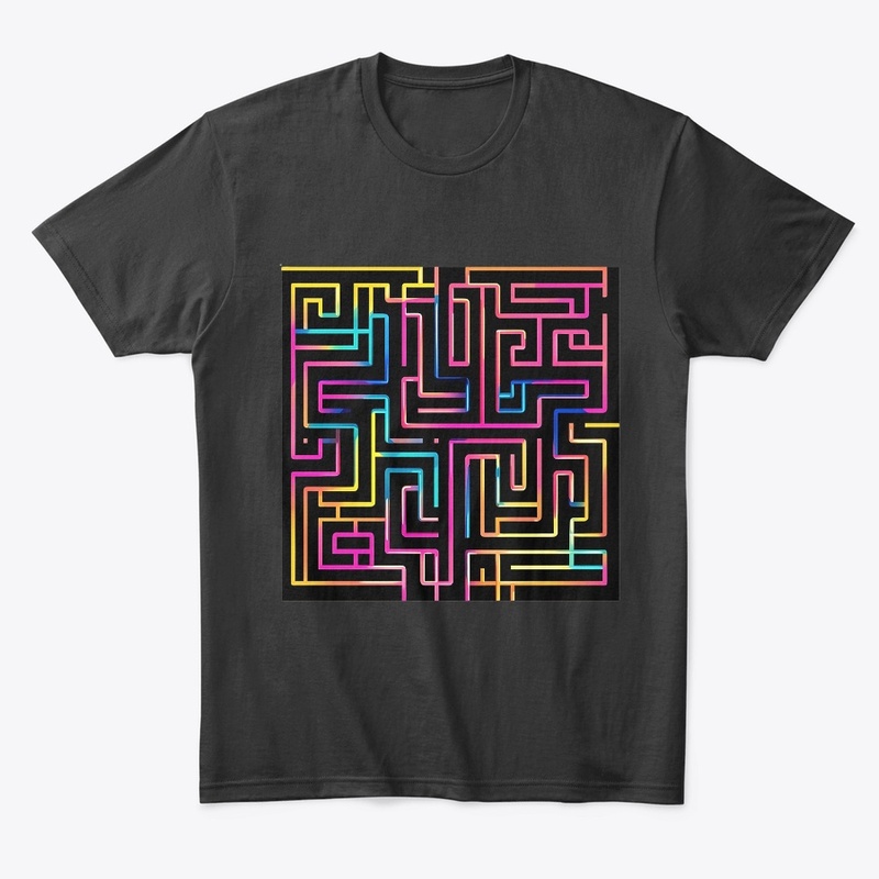 Neon Labyrinth: A Maze of Color