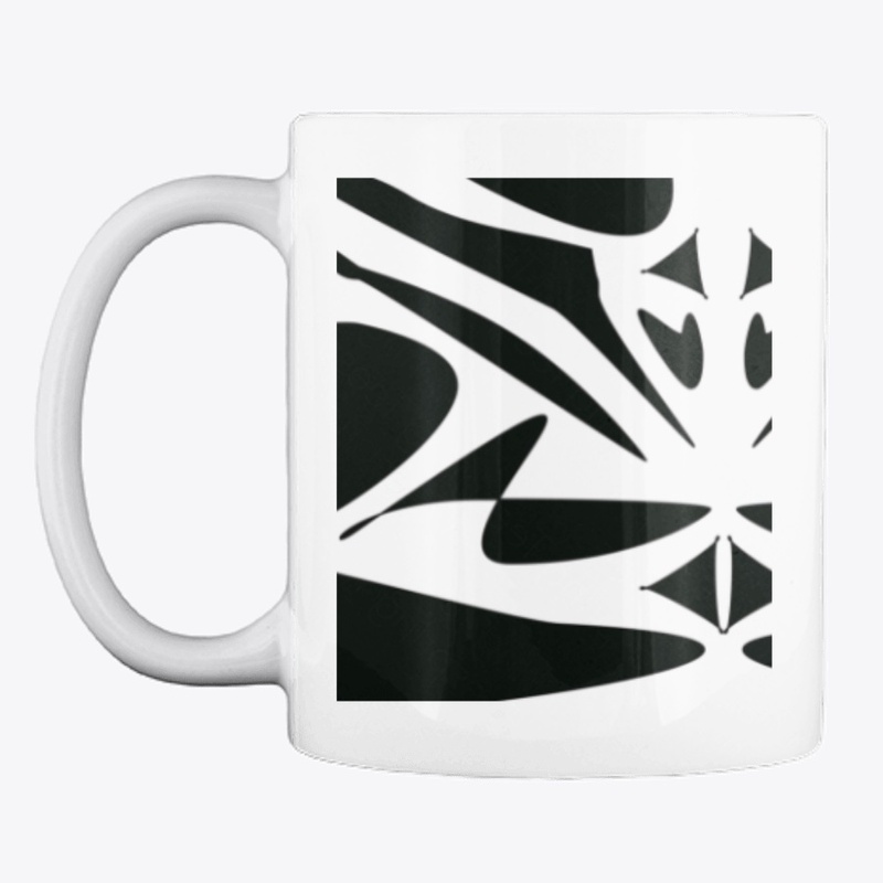 abstract black and white pattern