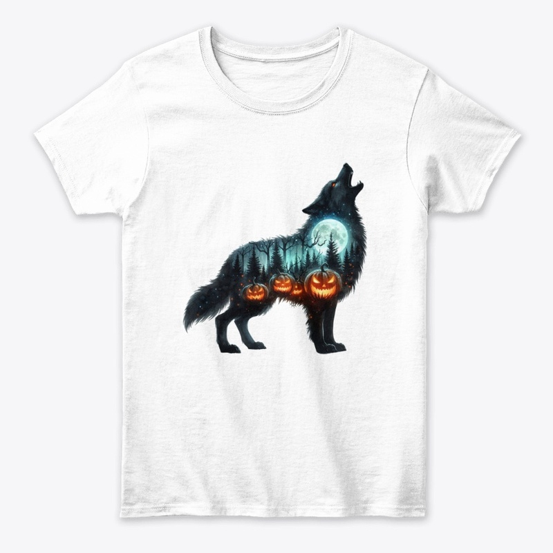 Halloween Howling Wolf