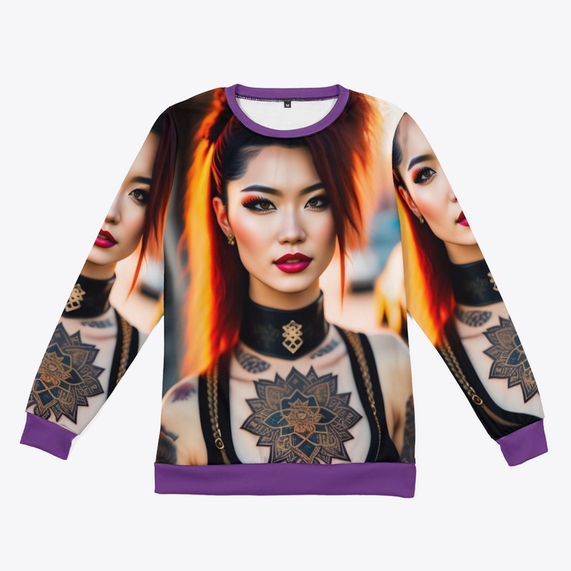 Amazing Over Print Sweatshirt