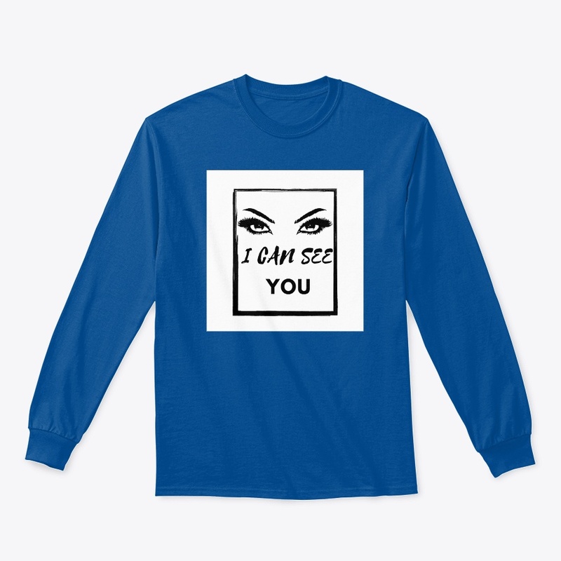 BLACK eyes print on long sleeve 