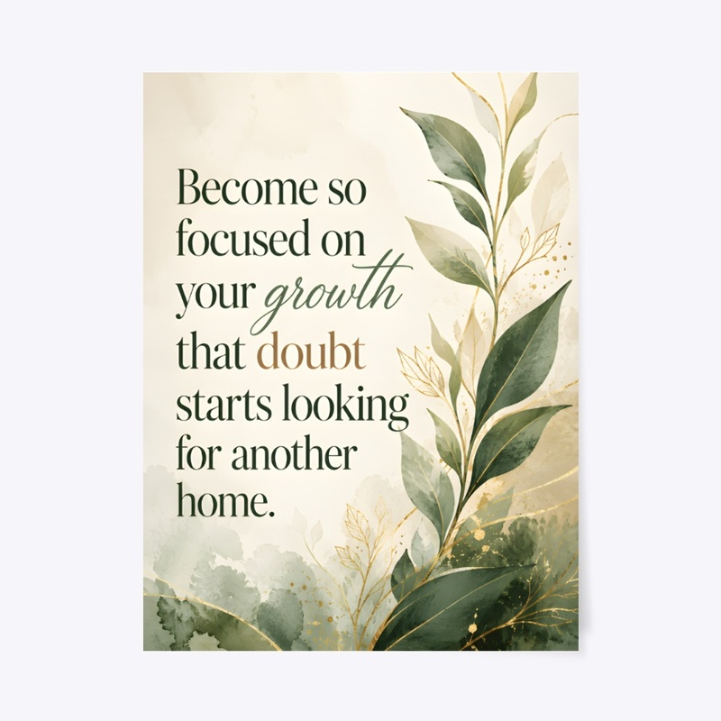 Focused Growth Wall Art