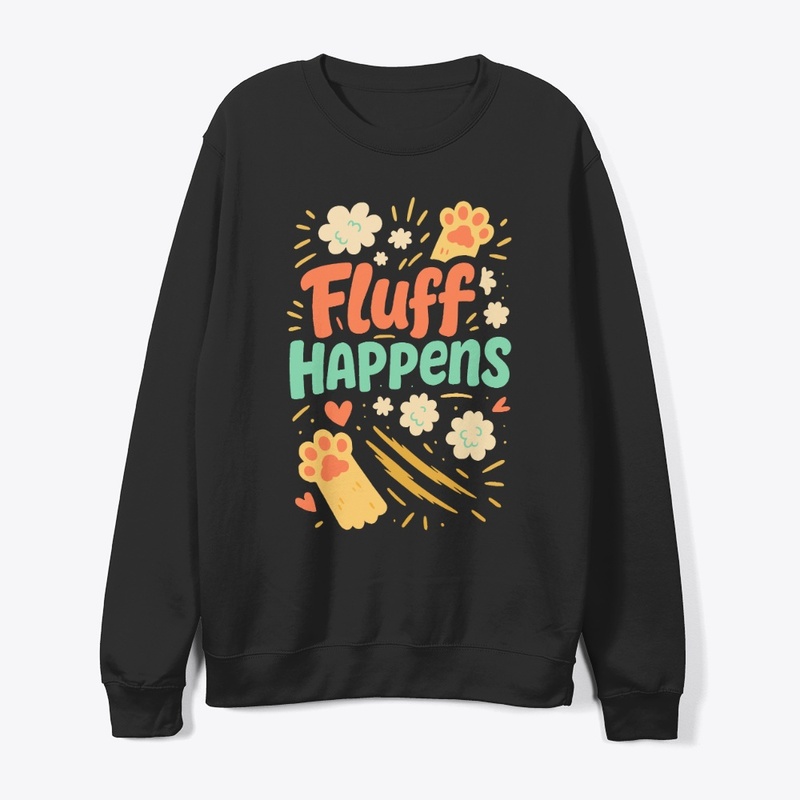 Fluff Happens – Maine Coon Cat Quote 