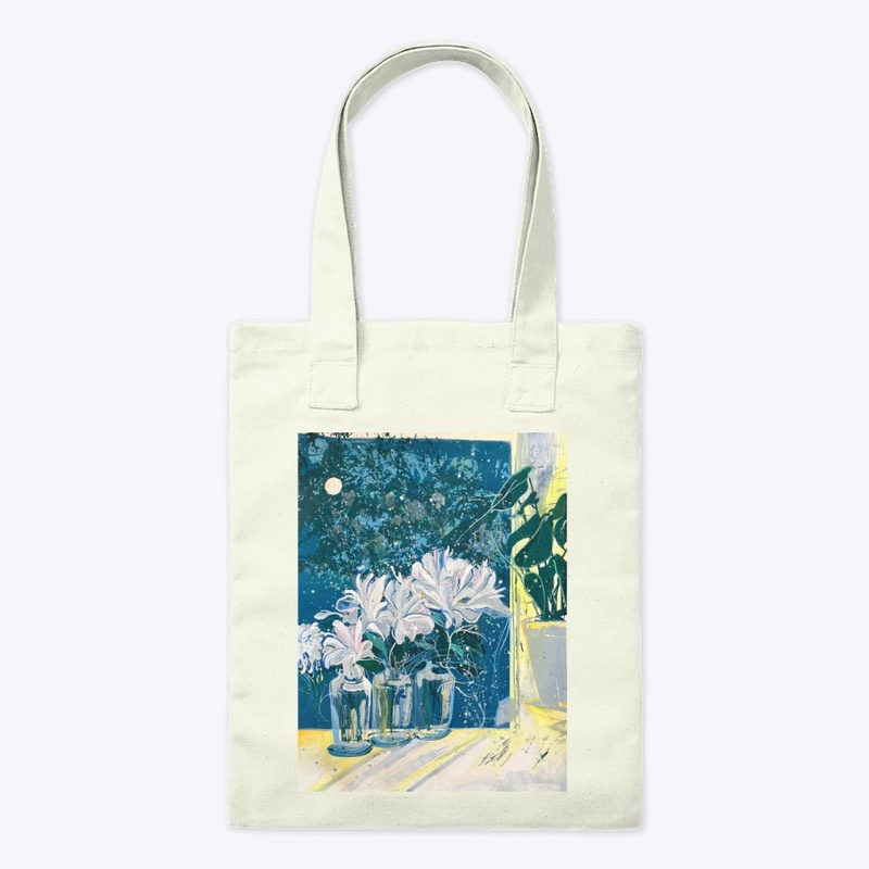 Blue Cafe mama Tote Bag