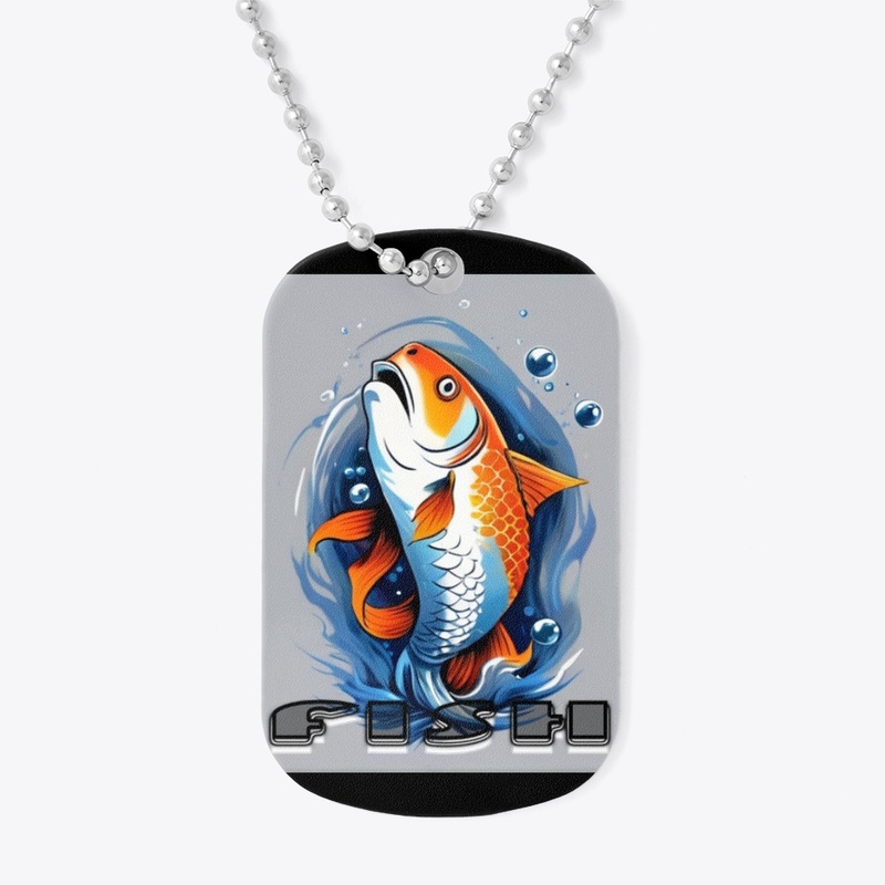 "Fish" themed t-shirt design