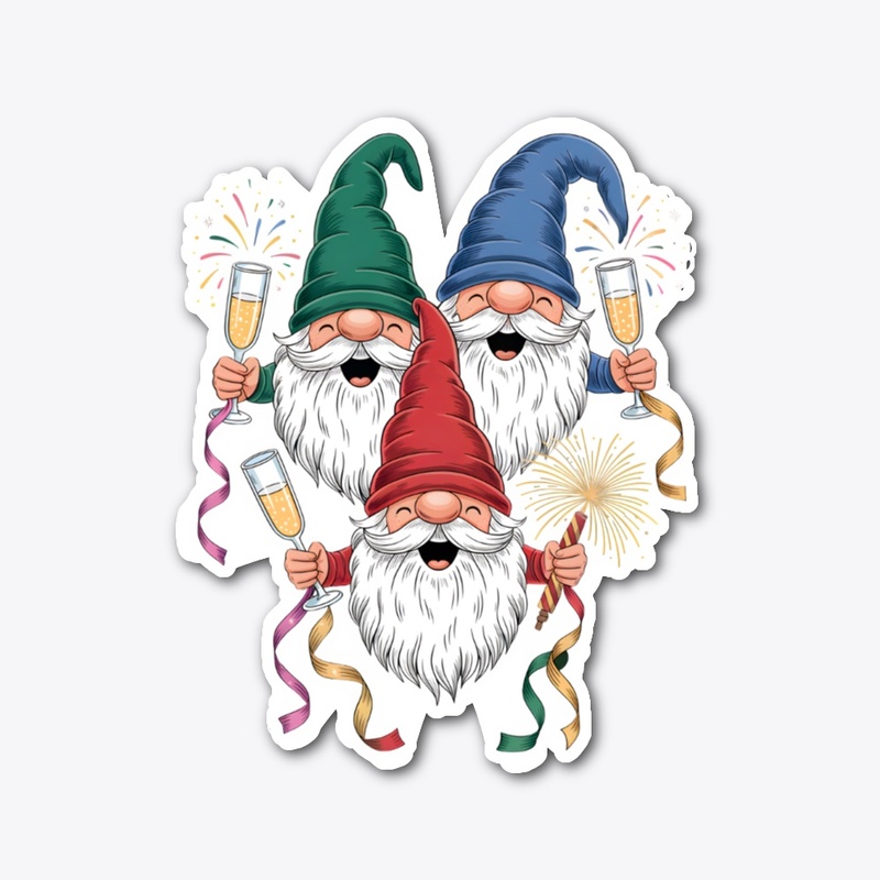 Happy New Year 2026 Gnomes