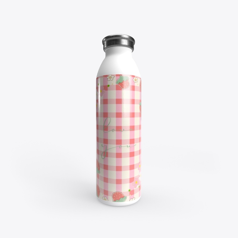 Strawberry theme bottle