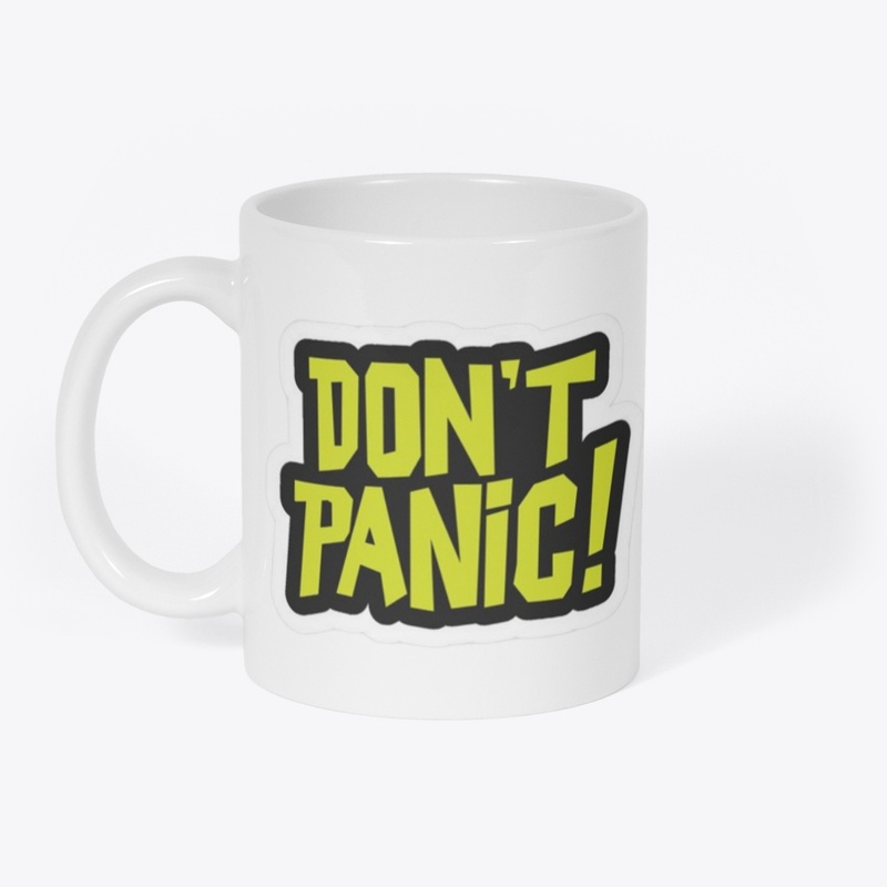 don't panic t shirt