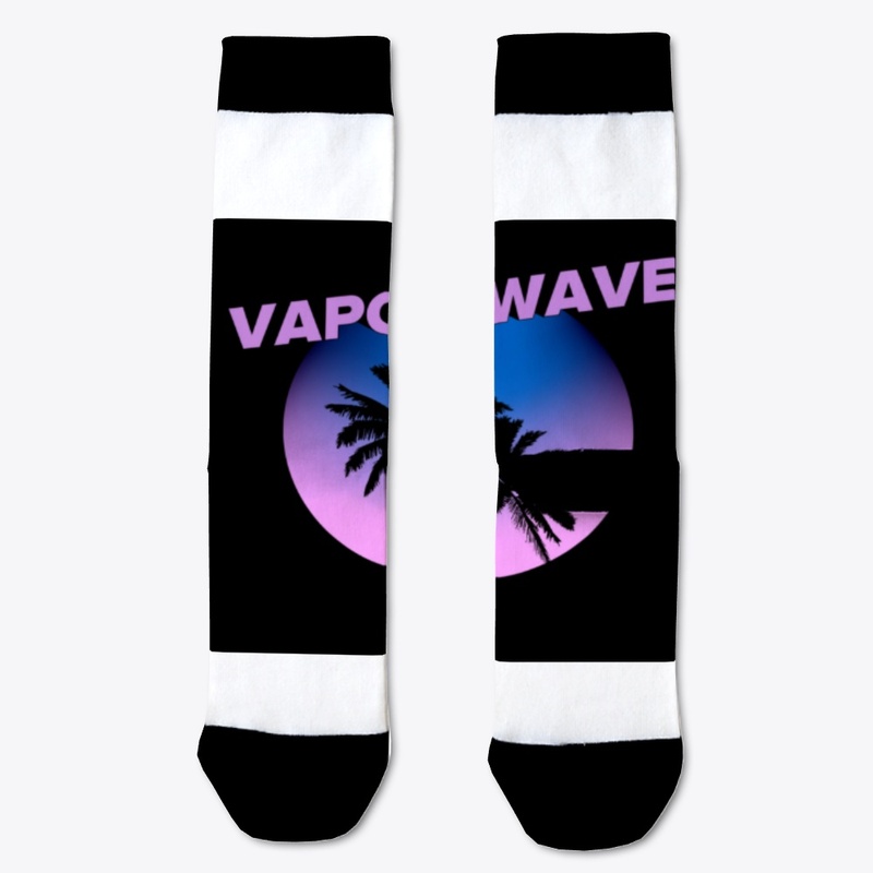 Vapor wave Palm trees