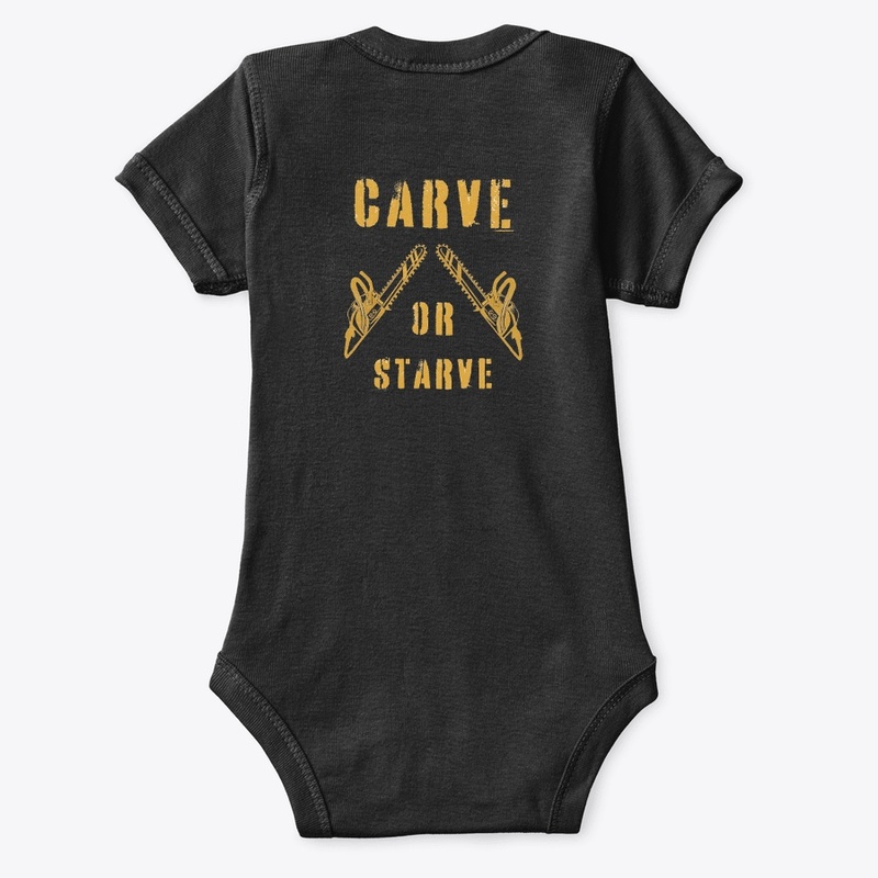 carve or starve black and gold
