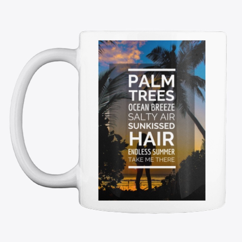 summer shirt palm trees