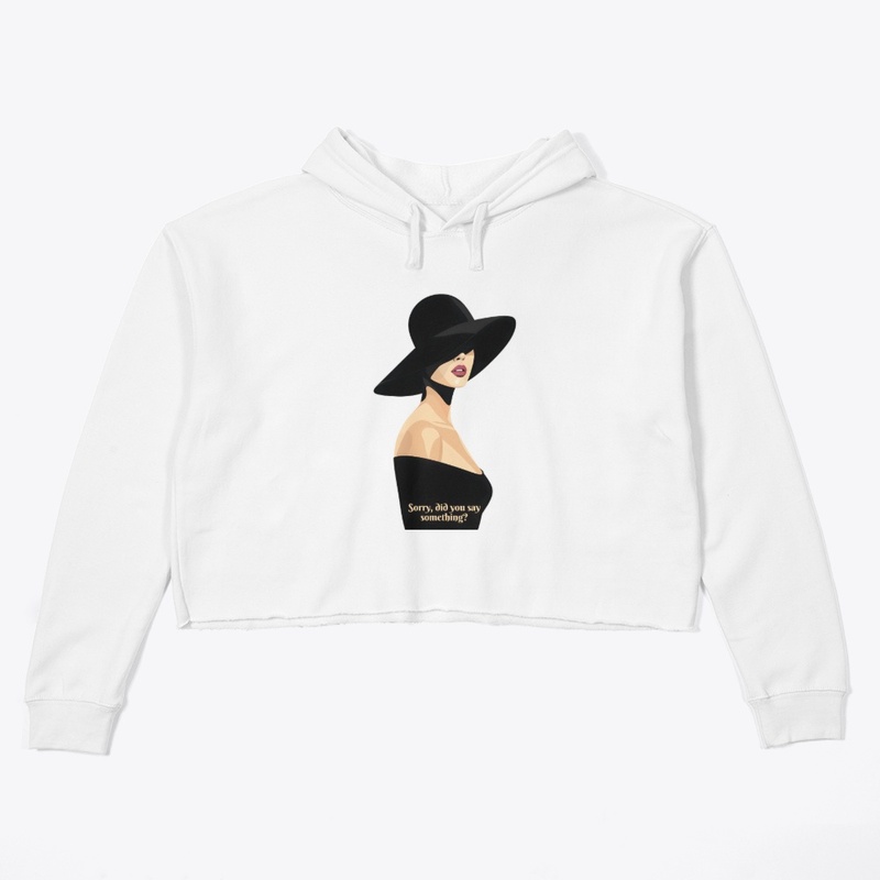 Sophisticated Lady 2025 - Women's Crop Hoodie