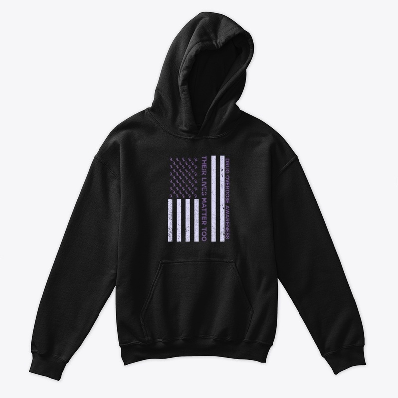 Drug Overdose Awareness Flag