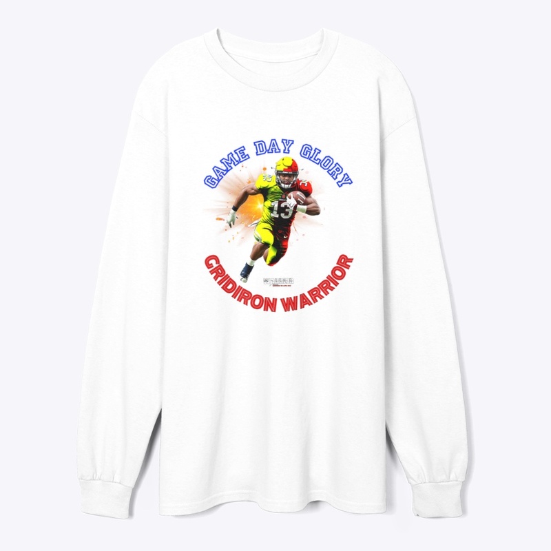 GRIDIRON WARRIOR Yellow & Red print