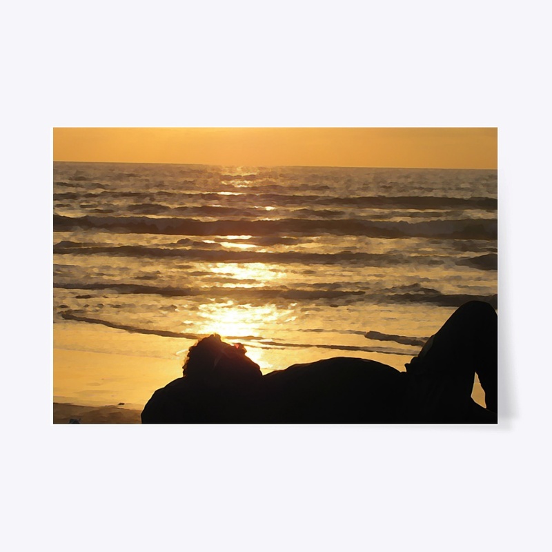 Awaiting Sunset at the Beach