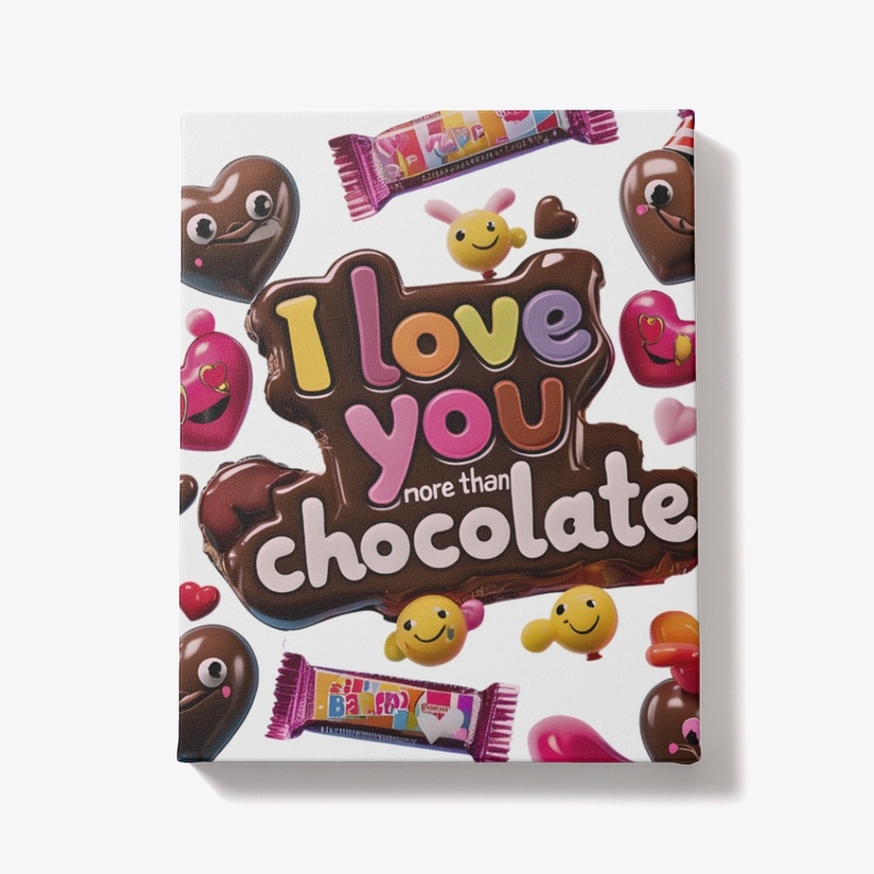 I LOVE YOU MORE THAN CHOCOLATE