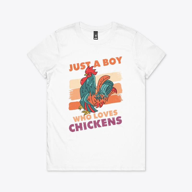 just a boy who loves chickens