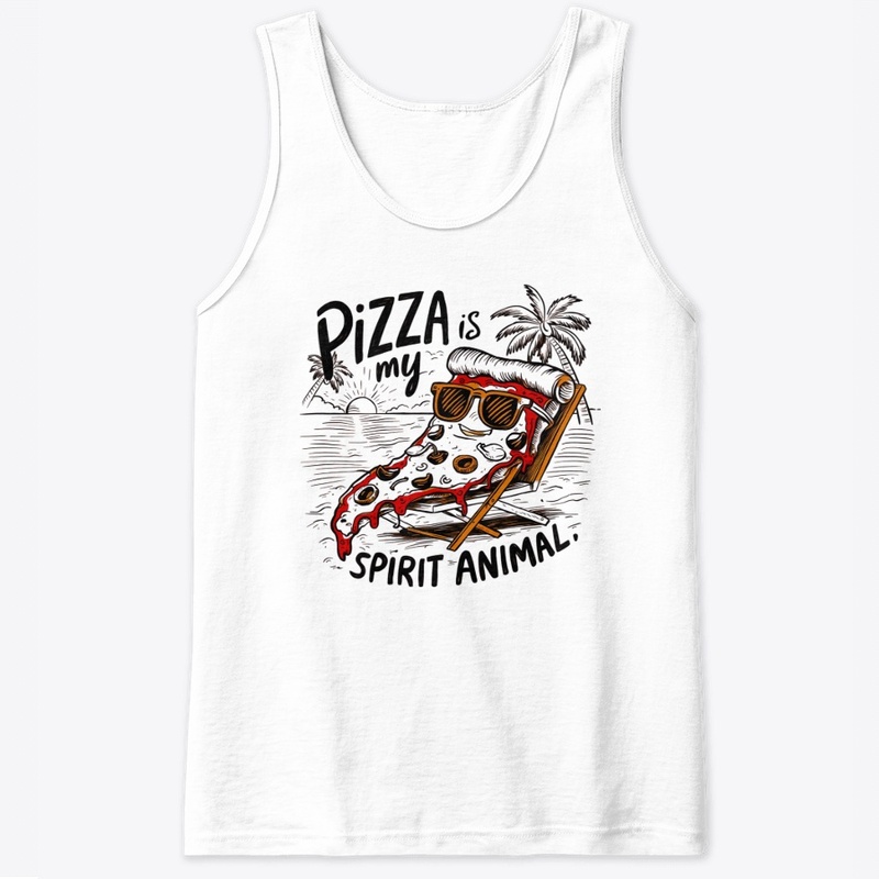Beach Slice: Pizza Lover's Tee