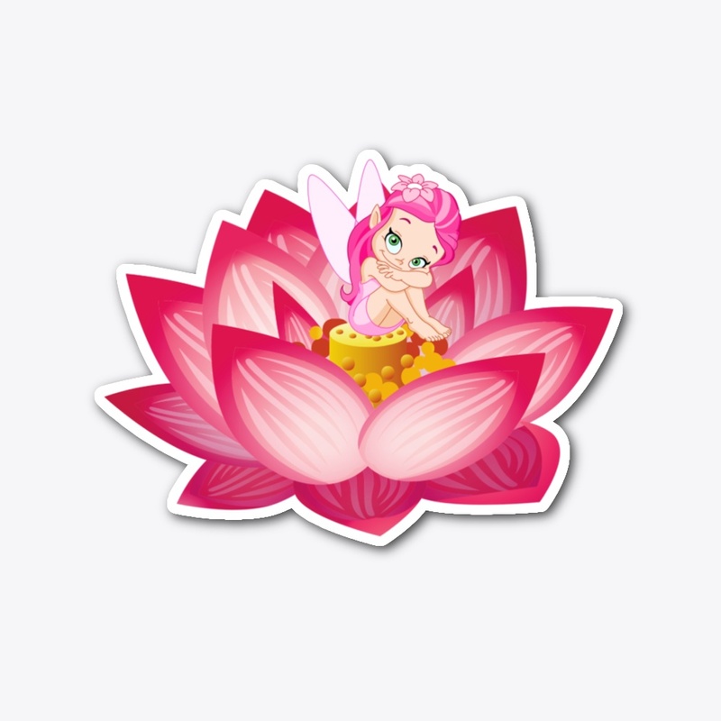 Cute Fairy Water Lily Design