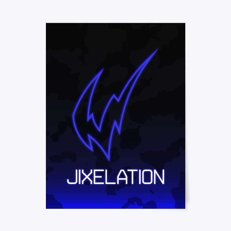 Jixelation Camo-Tech Poster