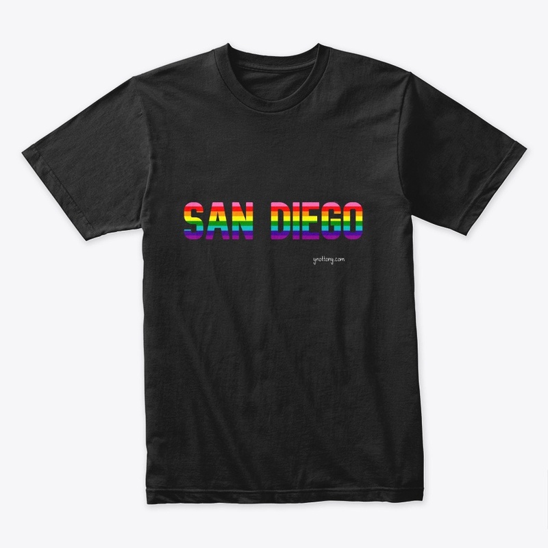 San Diego Pride Rainbow Flag Apparel