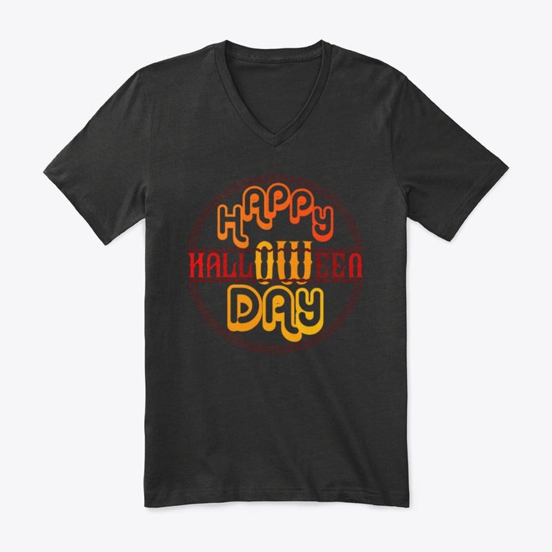 Happy halloween day t-shirt design.