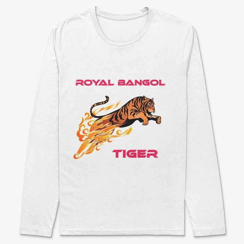 Royal Bangol tiger sticker and T-shirt