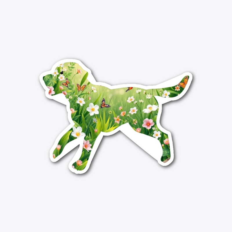 Nature-Inspired Canine Art