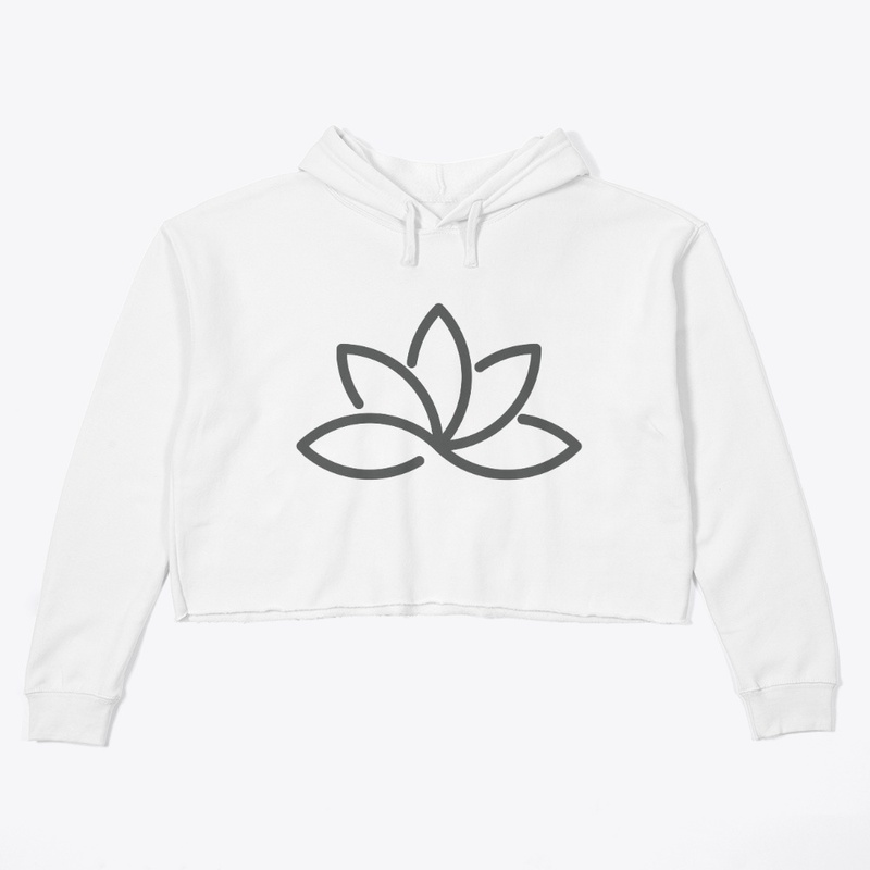 Line Lotus Flower - Women's Crap Hoodie