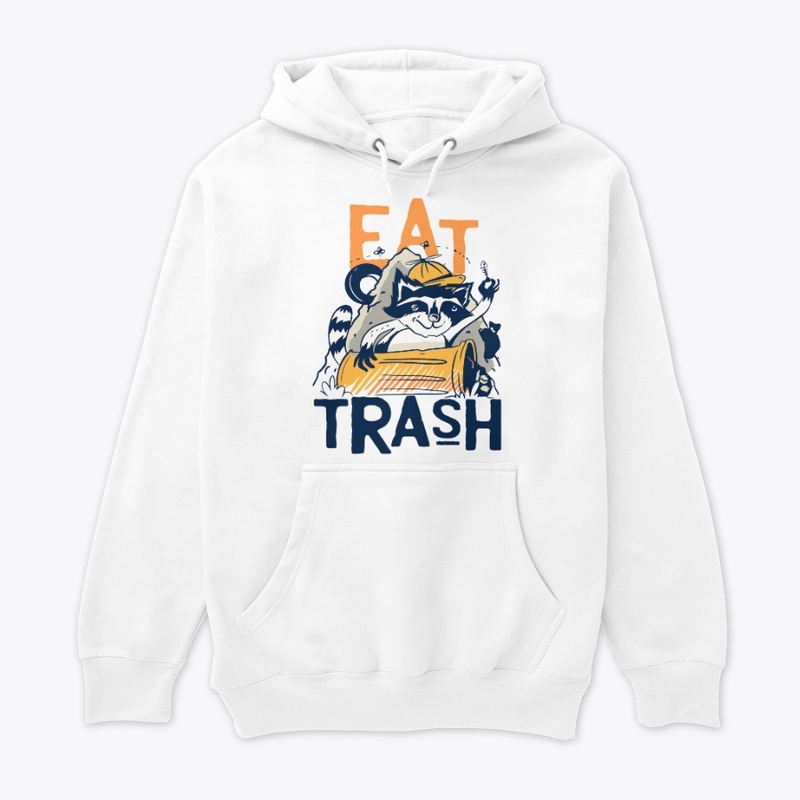 Eat Trash, Funny Raccoon