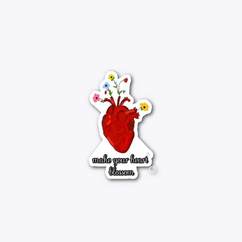 Heart  _ flowers for you