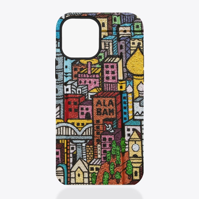 city buildings, Street art, pattern