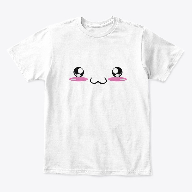 kawaii japaneses faces design: happy