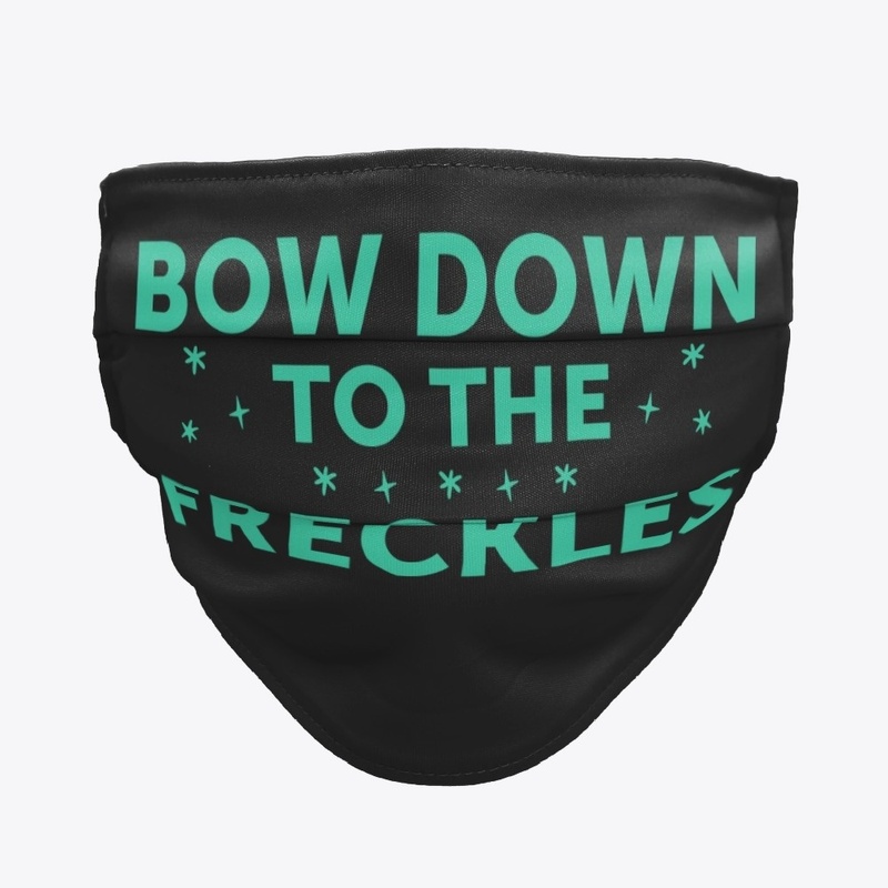 Bow Down To The Freckles Redhead Mask
