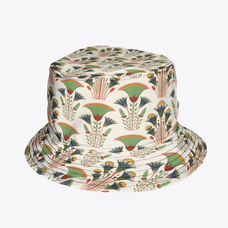 Egyptian floral boho Bucket Hat