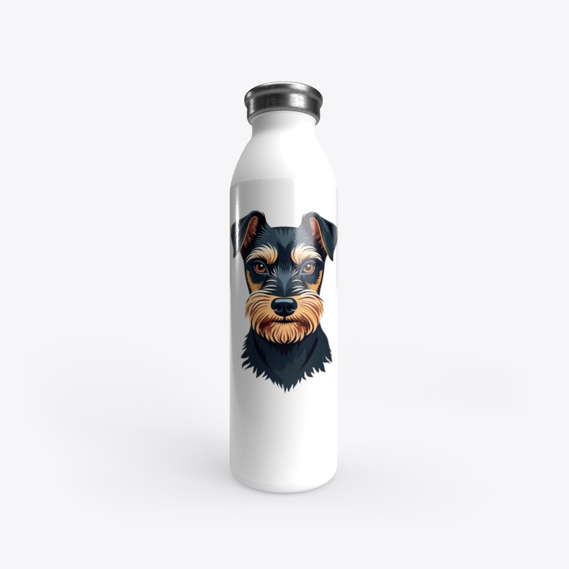 Beautiful Mini Schnauzer Illustration